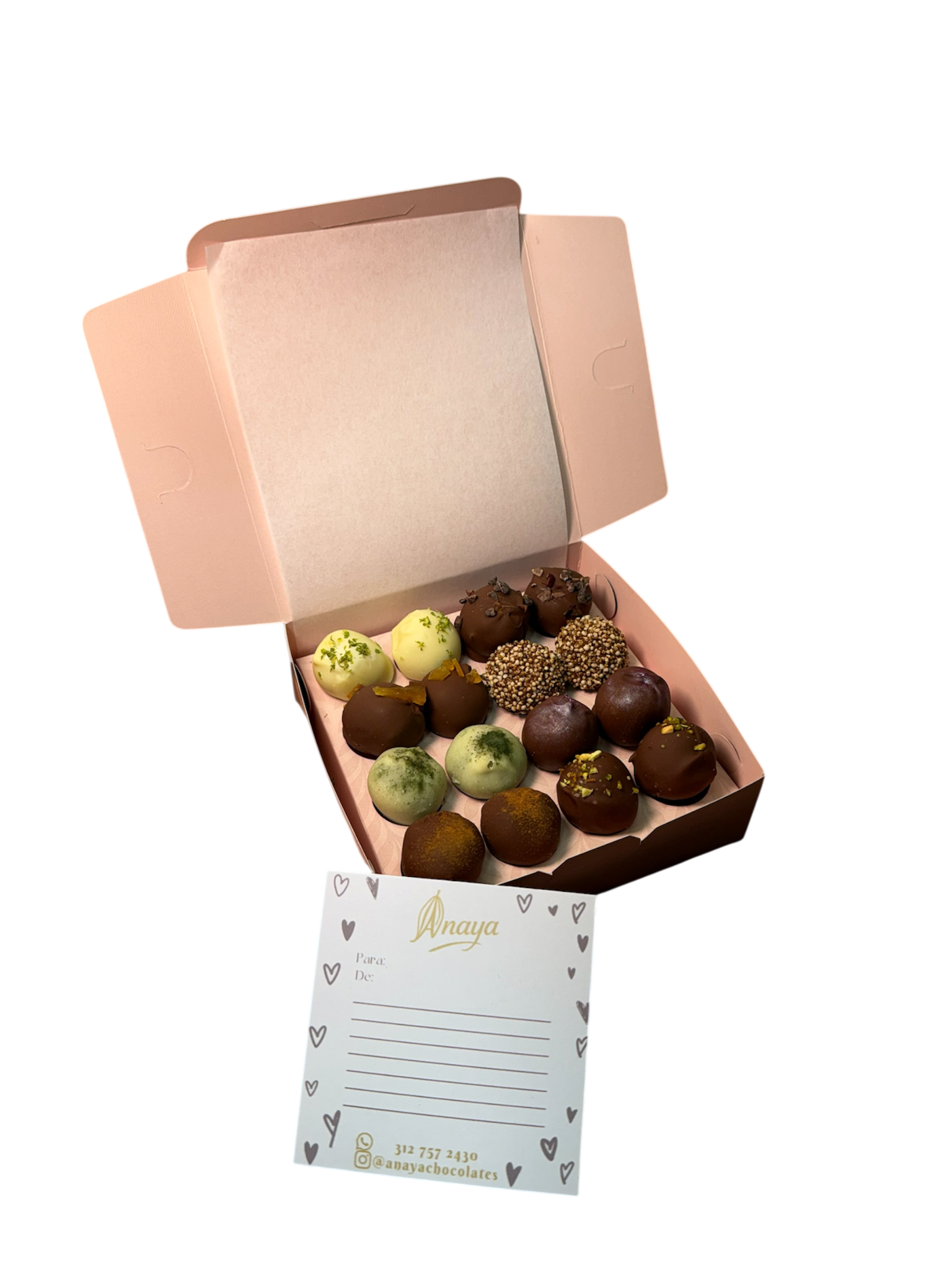 Caja de 16 truffles Anaya