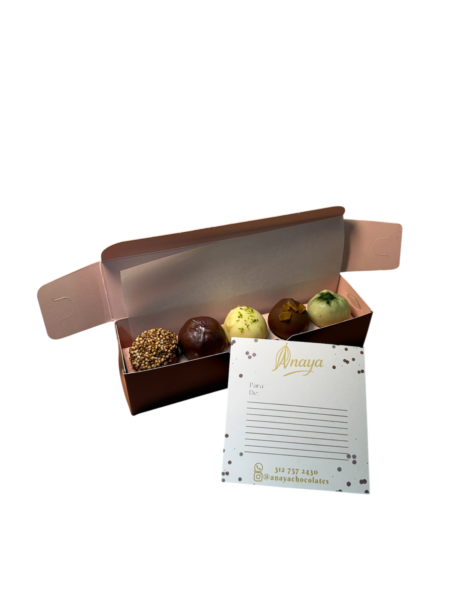 Caja de 5 truffles Anaya
